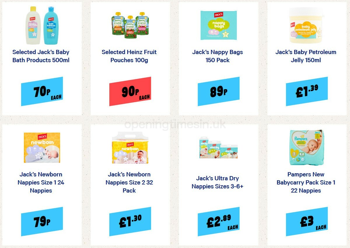 Jack's Offers from 14 August
