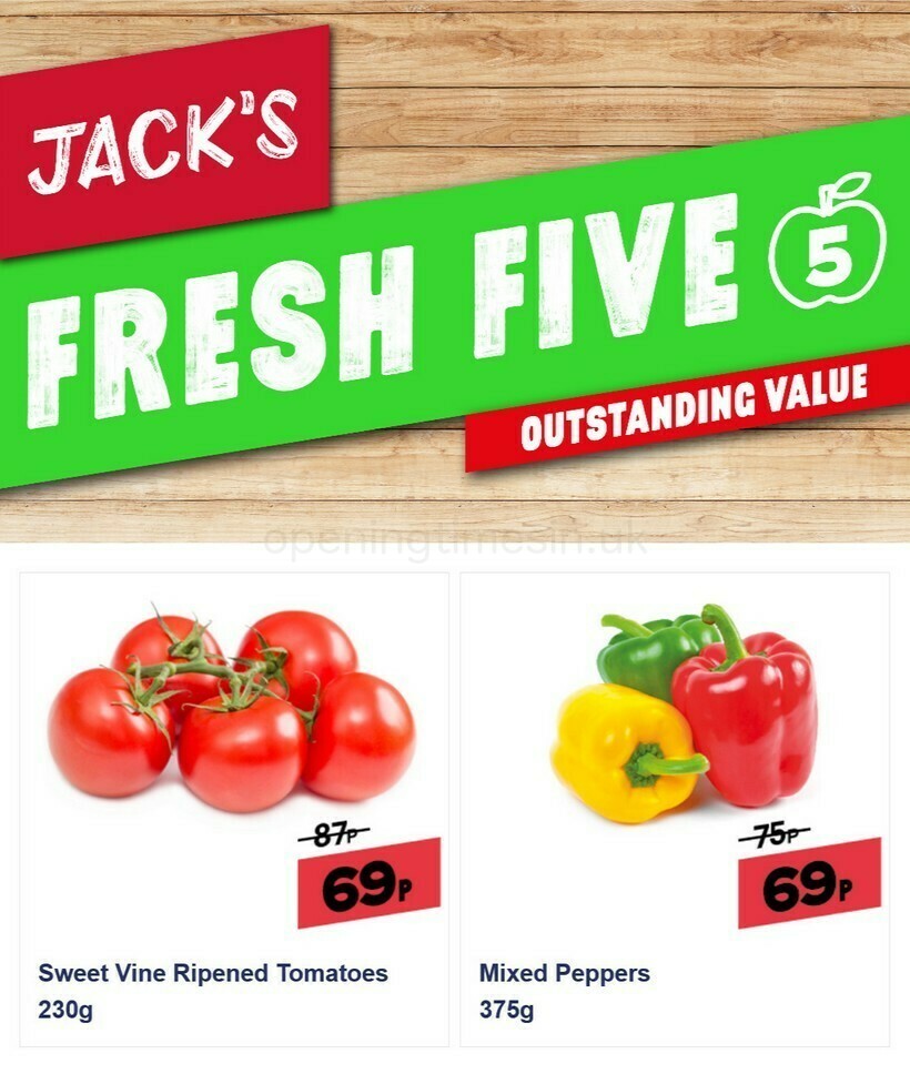 Jack's Offers from 13 January