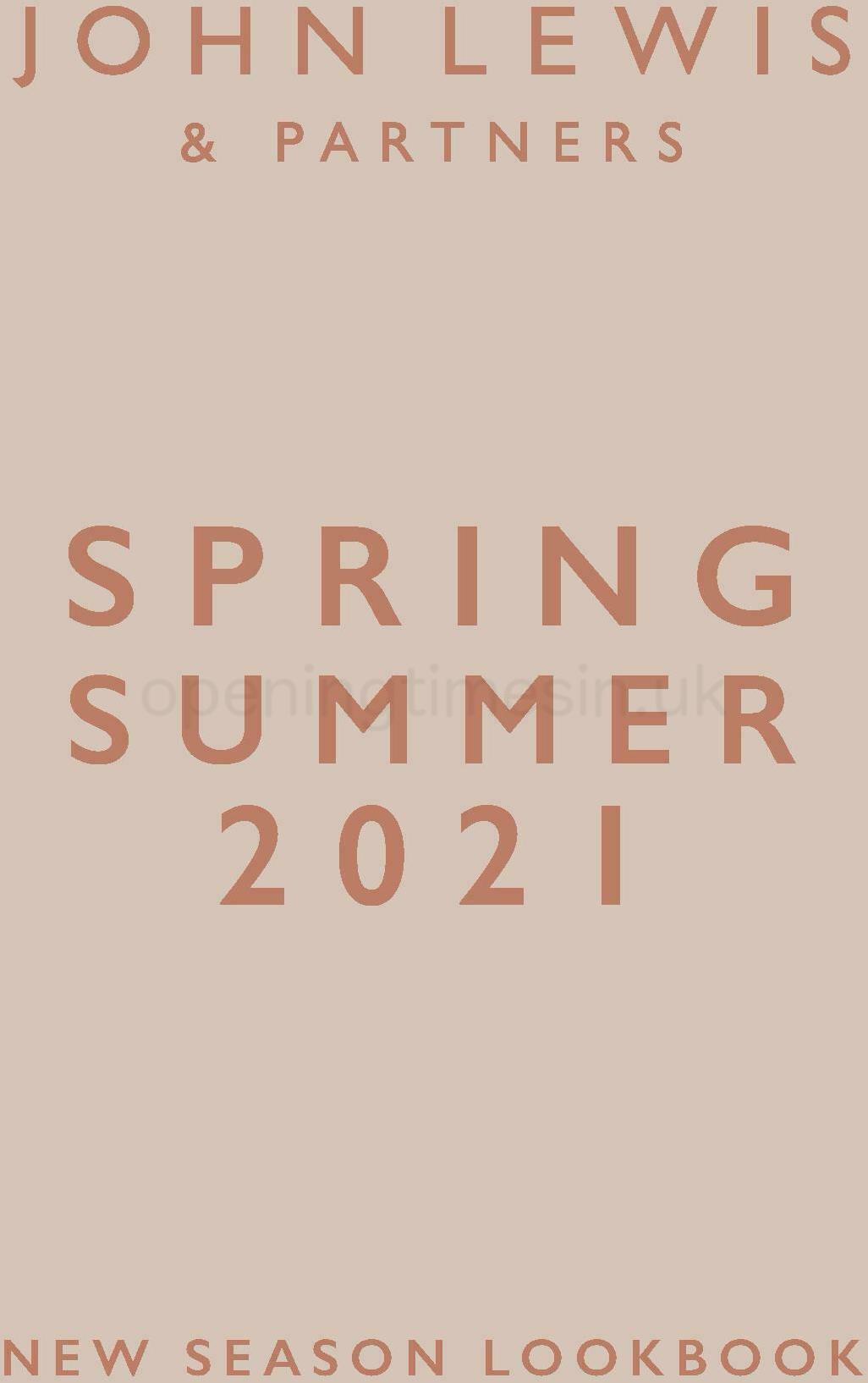 John Lewis SS21 Lookbook Offers from 10 January