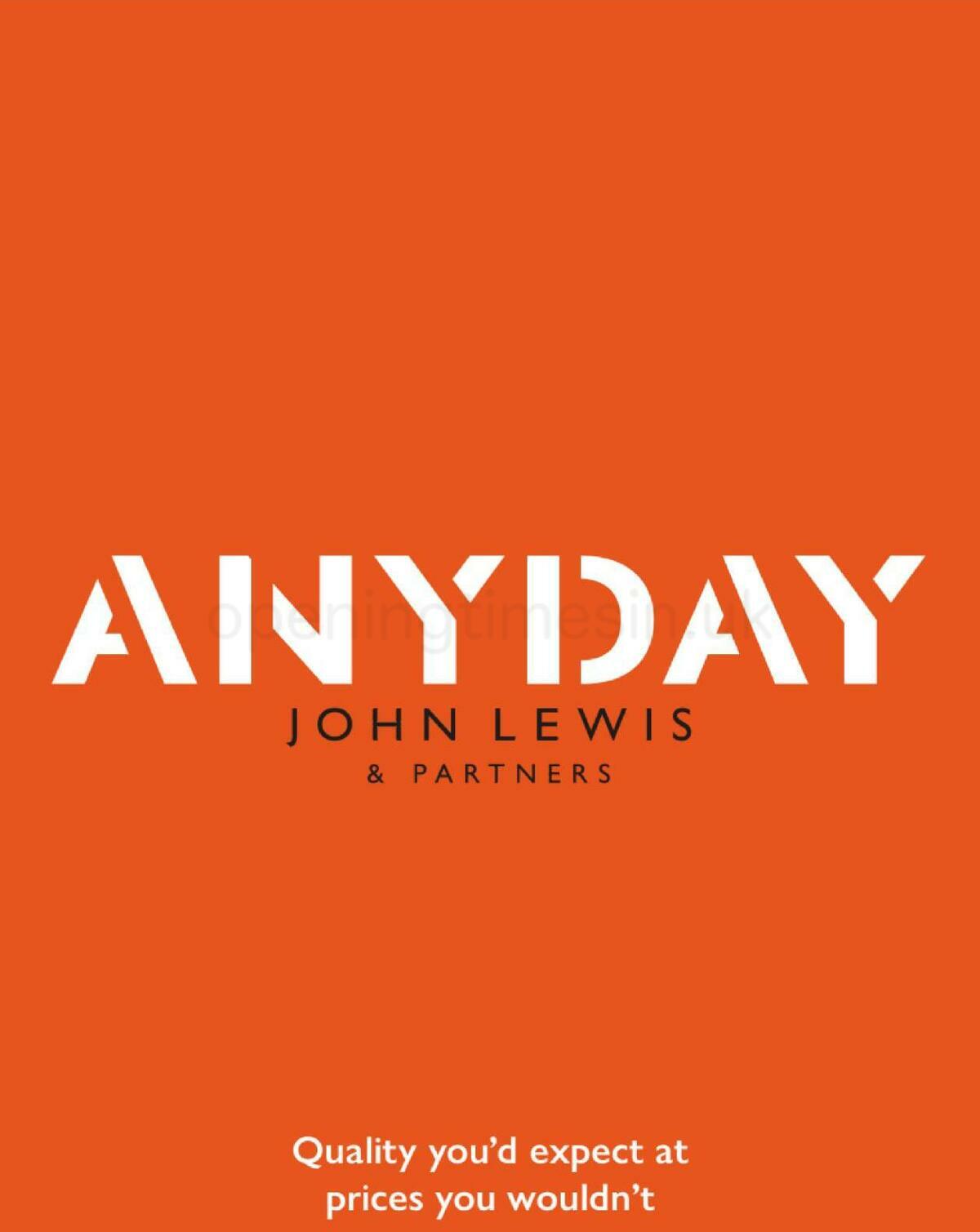 John Lewis Offers from 20 April