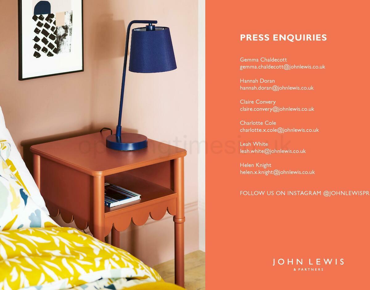 John Lewis Offers from 20 March