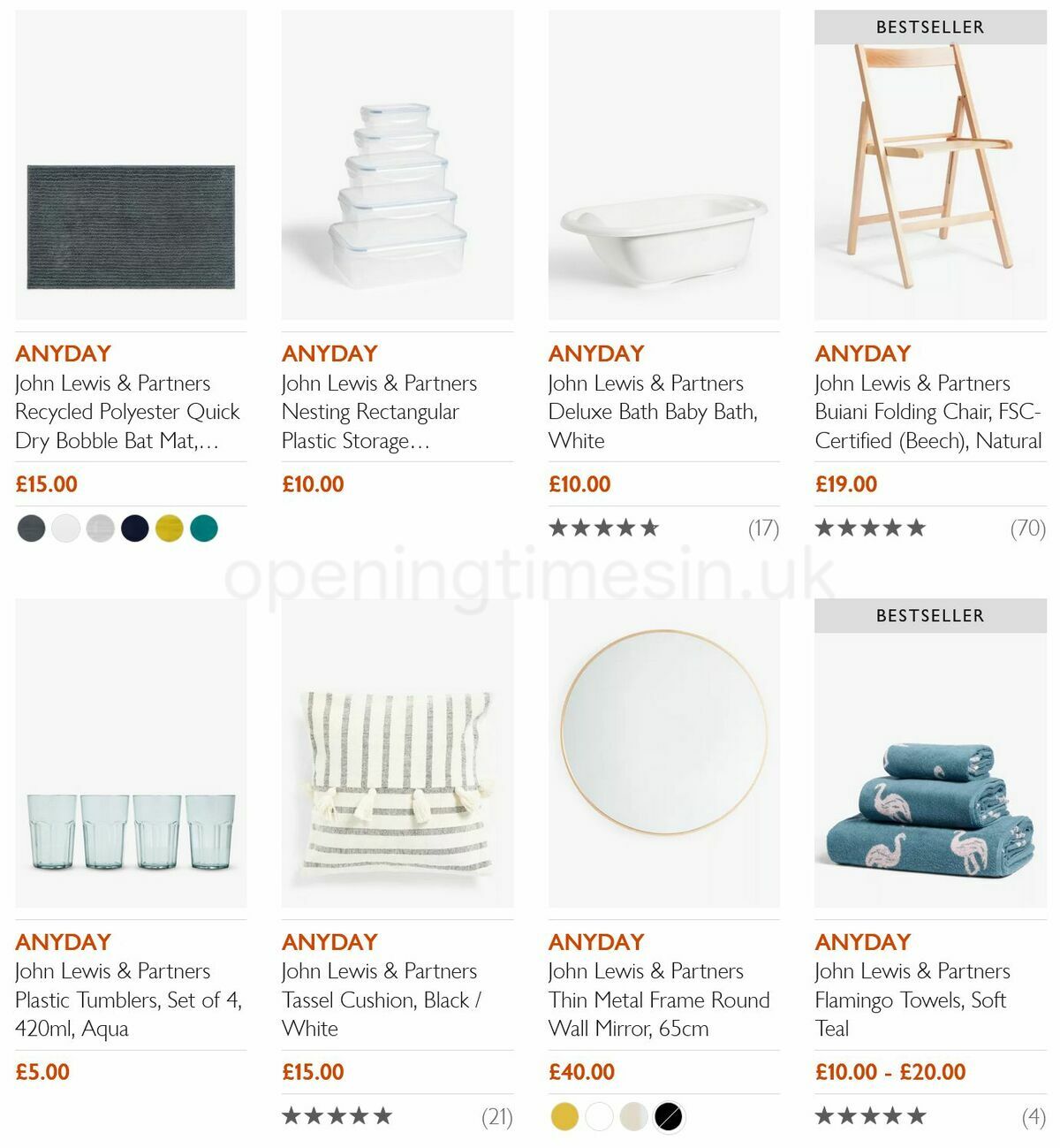 John Lewis Offers from 27 April