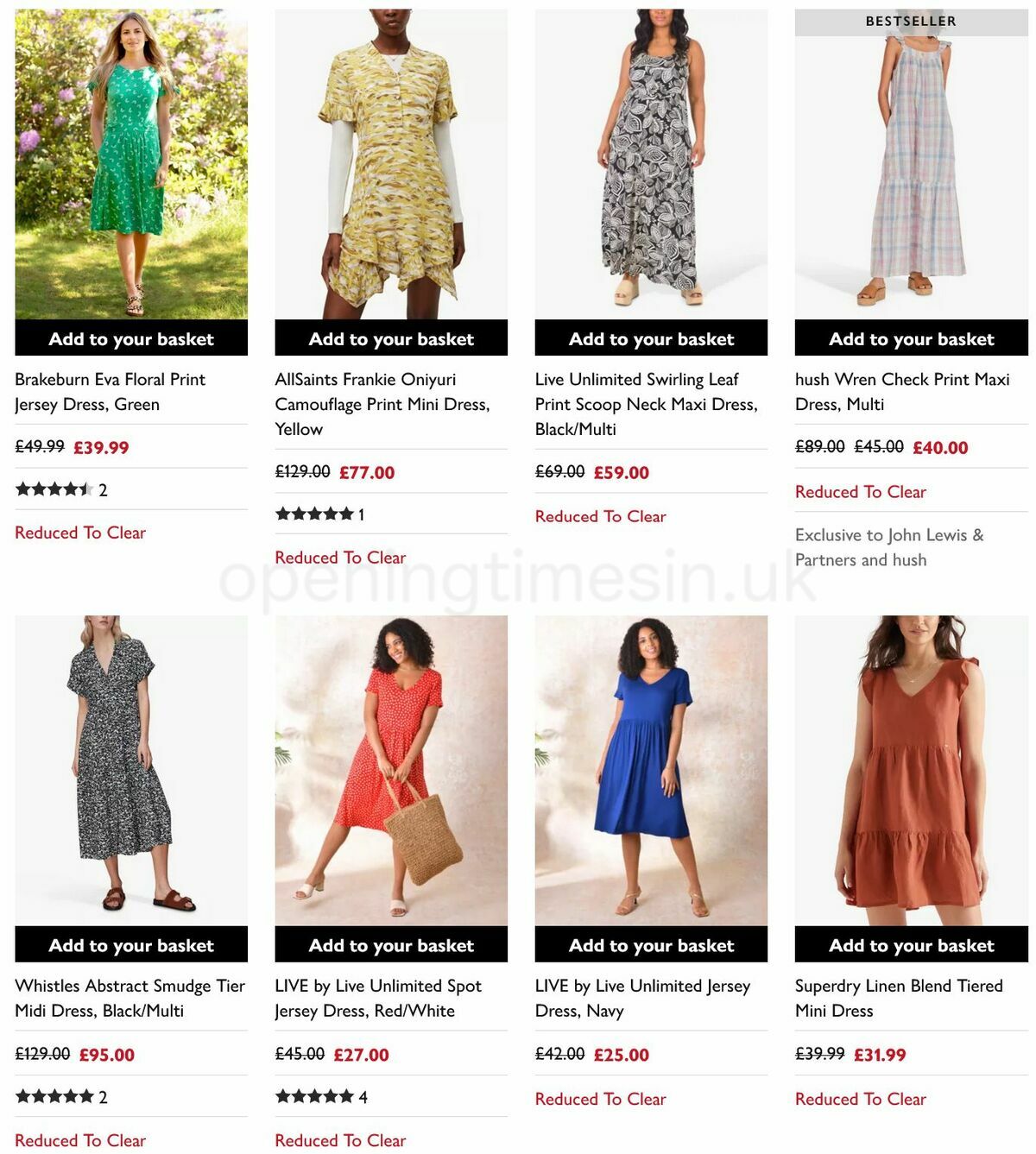 John Lewis Offers from 25 July