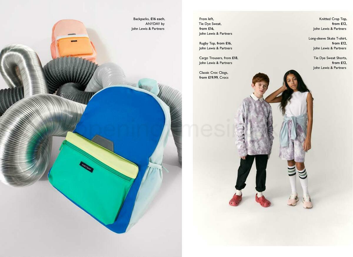 John Lewis New Funwear Offers from 1 March