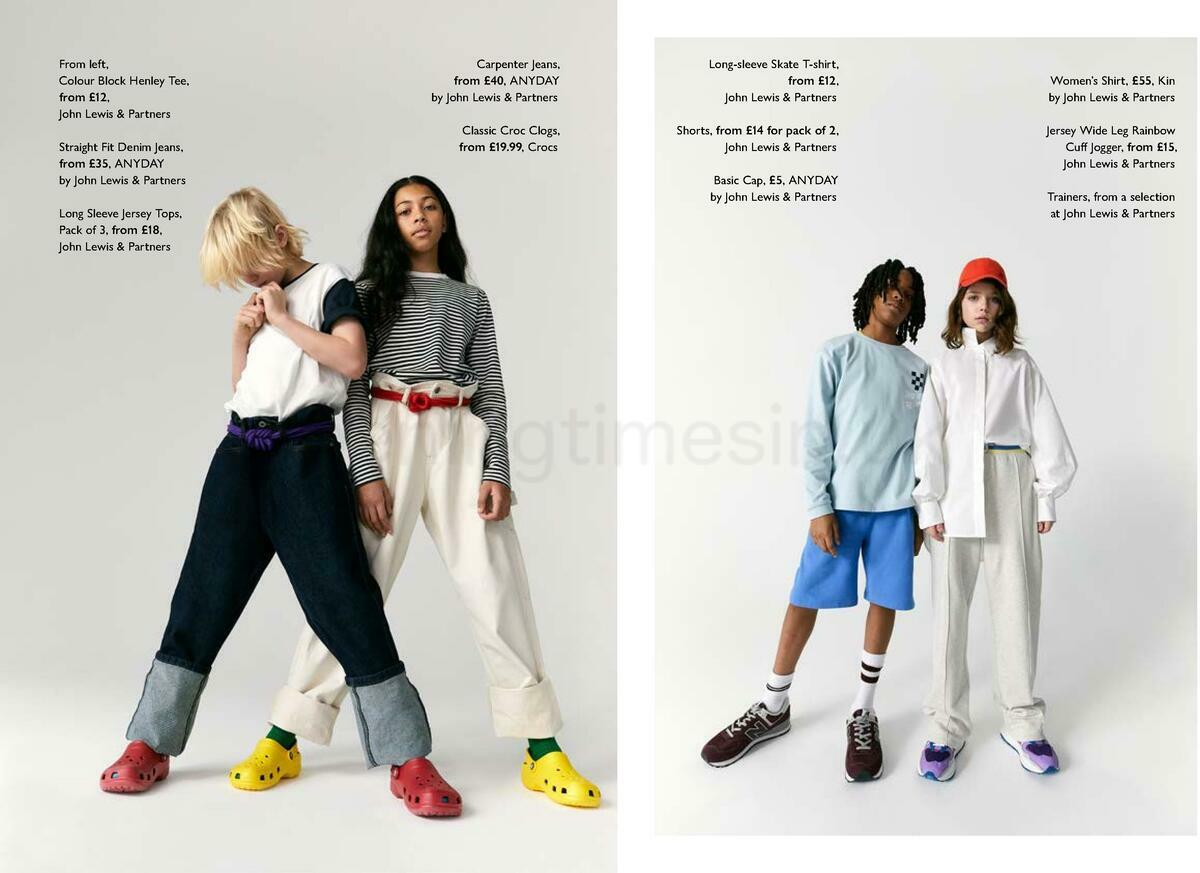 John Lewis New Funwear Offers from 1 March