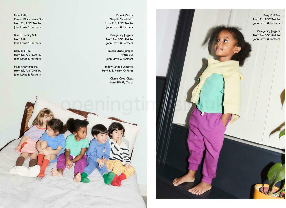 John Lewis New Funwear Offers from 1 March