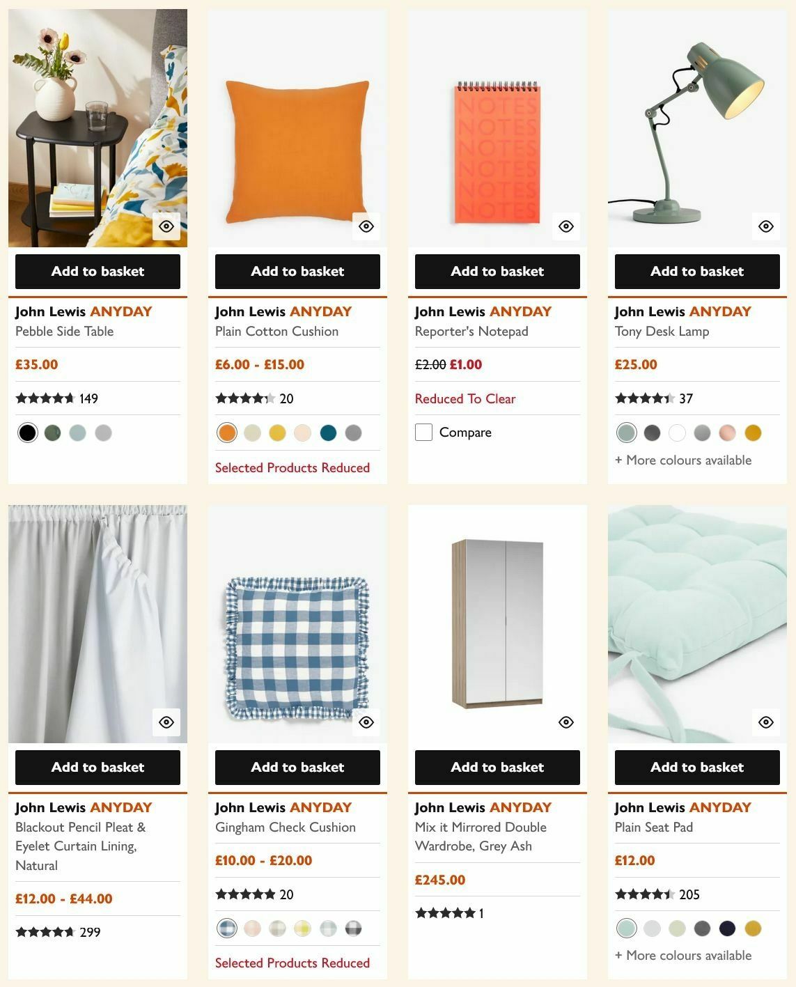 John Lewis Offers from 16 August