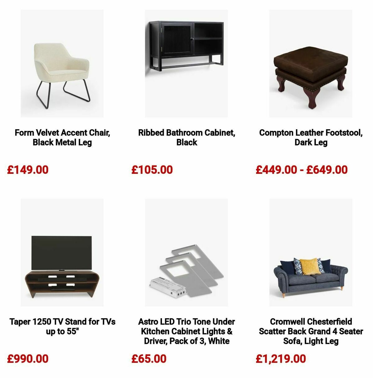John Lewis Furniture Offers Offers from 14 September