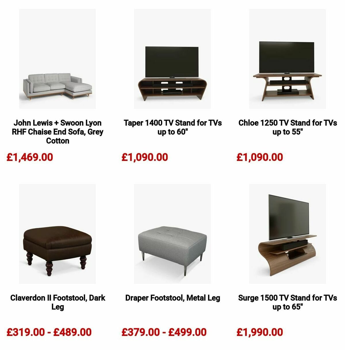 John Lewis Furniture Offers Offers from 14 September