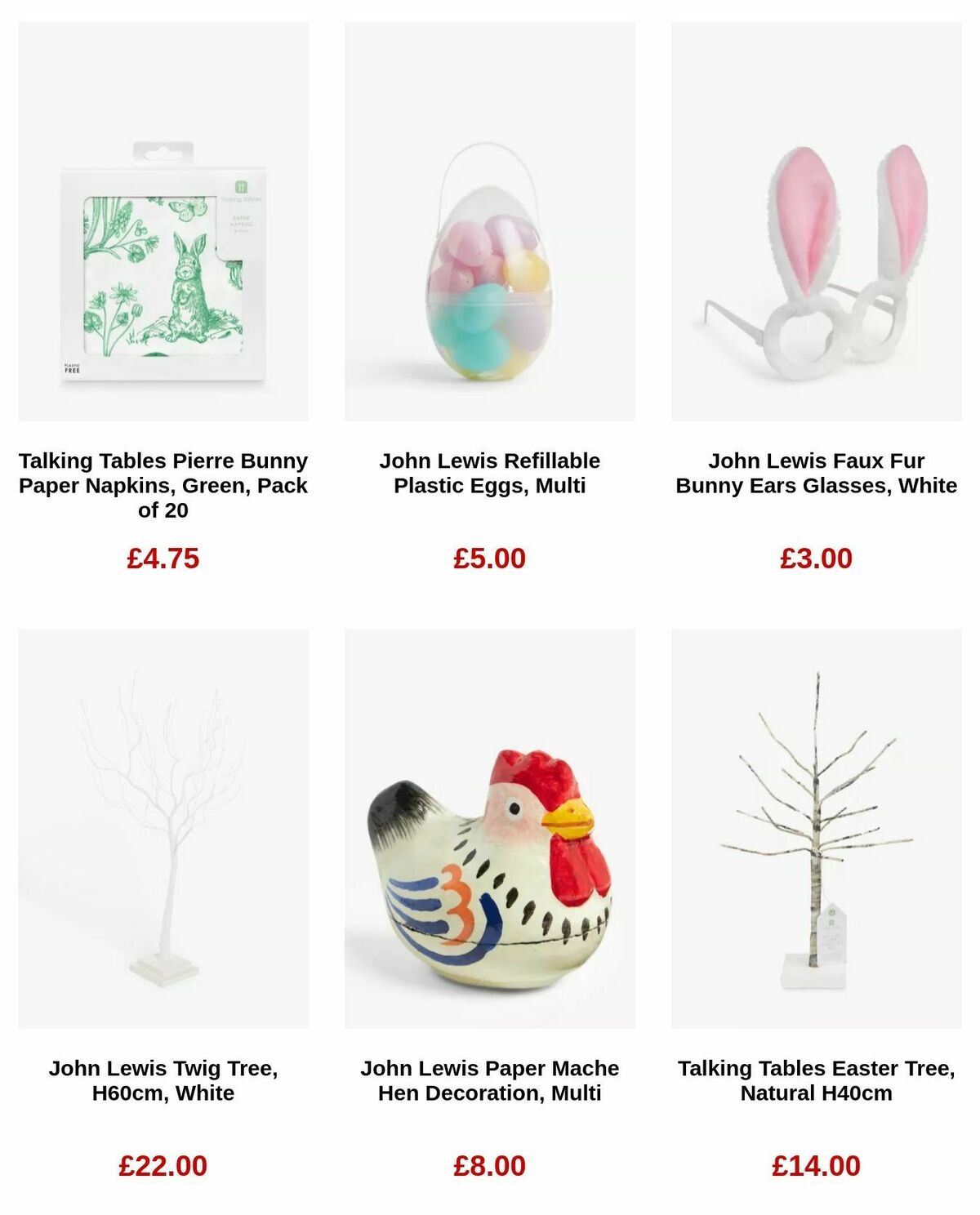 John Lewis Easter Offers from 13 March