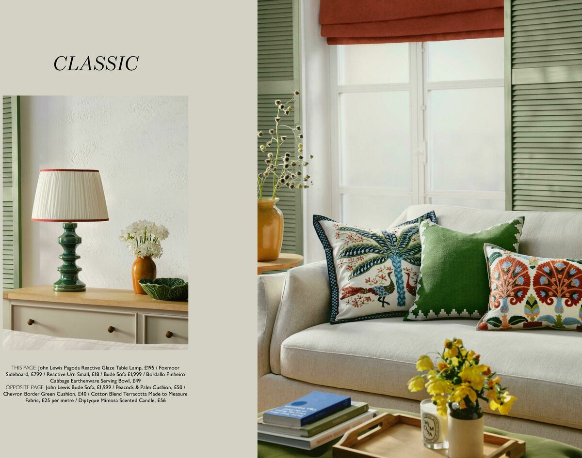 John Lewis Home Spring Offers from 10 March