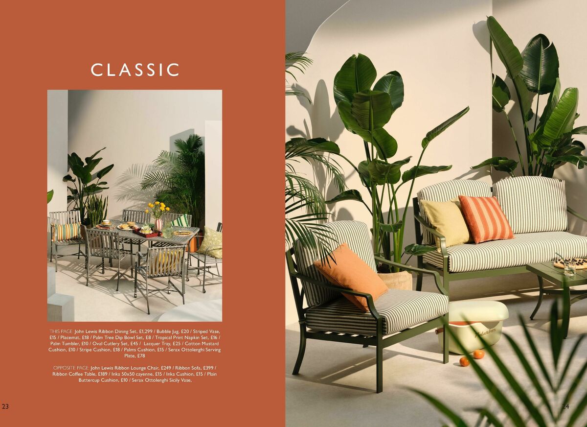 John Lewis Outdoor Offers from 20 March