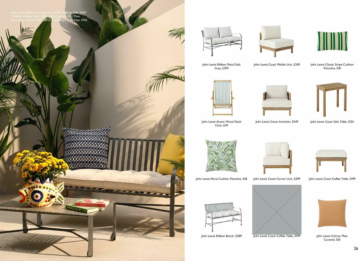 John Lewis Outdoor Offers from 20 March