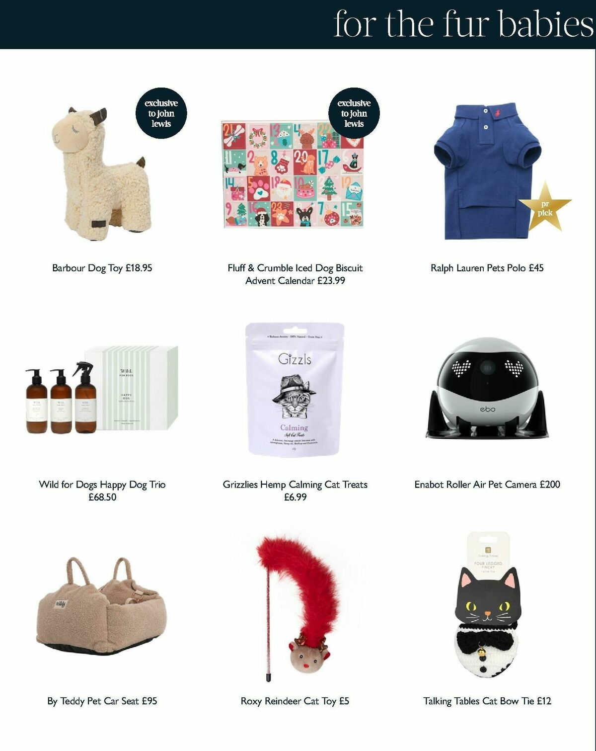 John Lewis Christmas Gift Guide Offers from 27 October