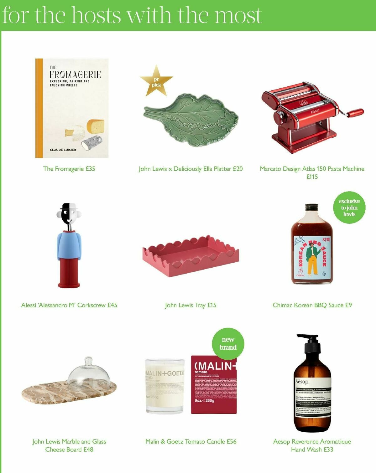 John Lewis Christmas Gift Guide Offers from 27 October