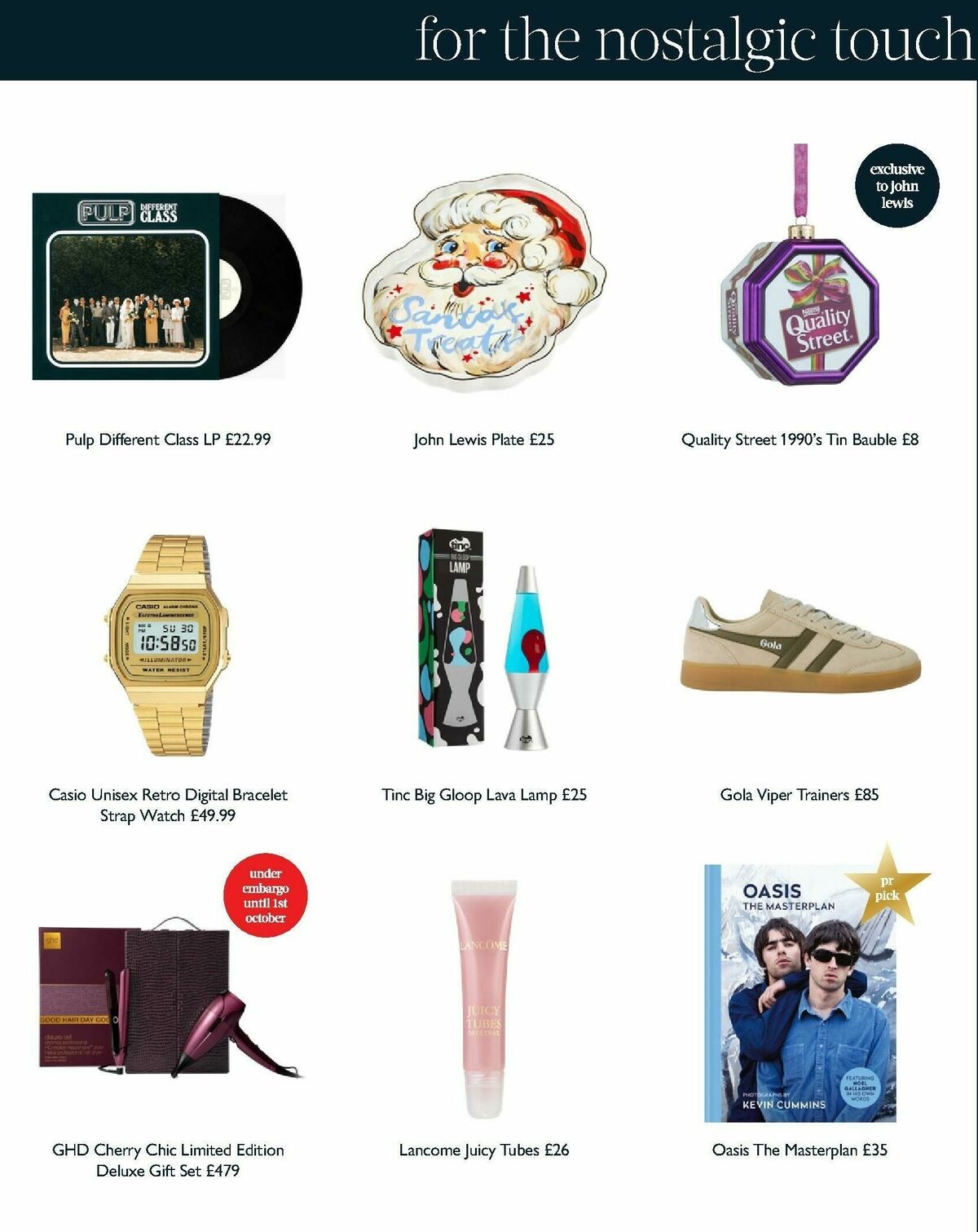 John Lewis Christmas Gift Guide Offers from 27 October