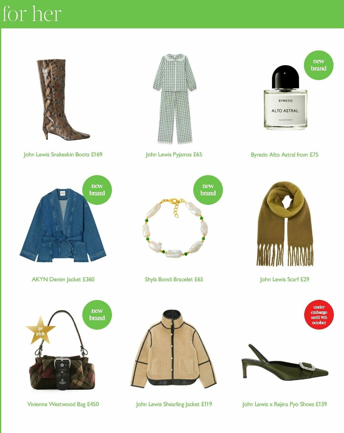 John Lewis Christmas Gift Guide Offers from 27 October