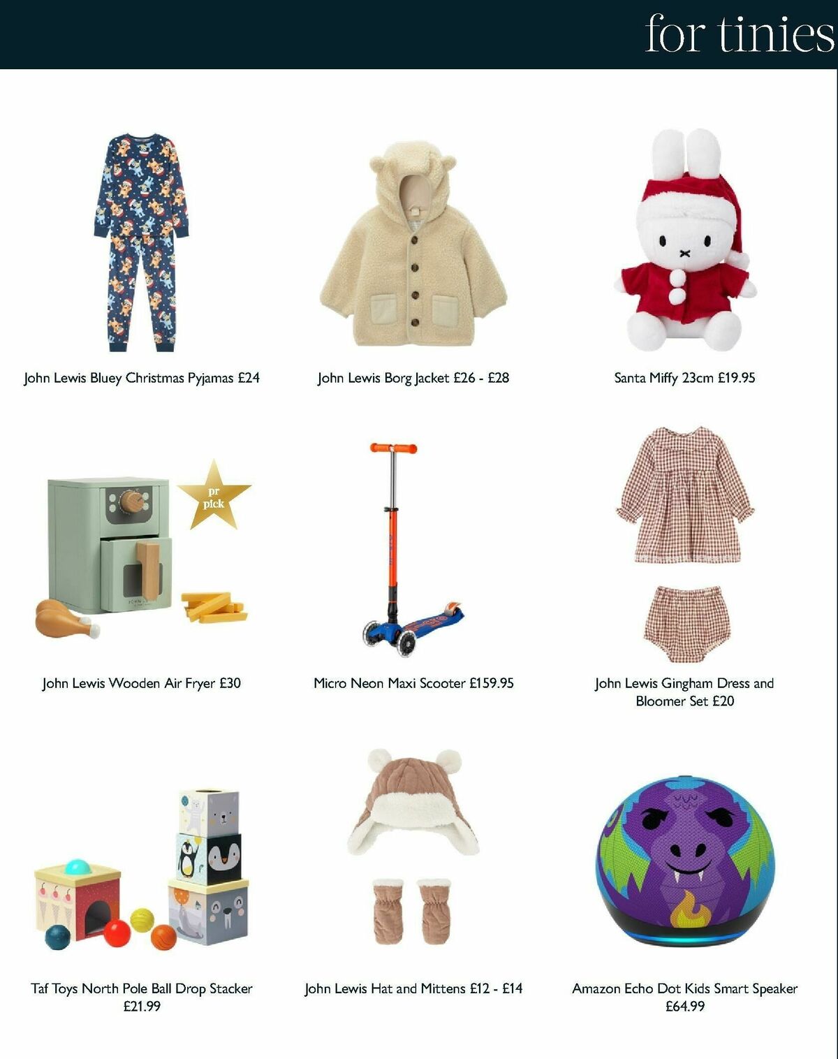 John Lewis Christmas Gift Guide Offers from 27 October