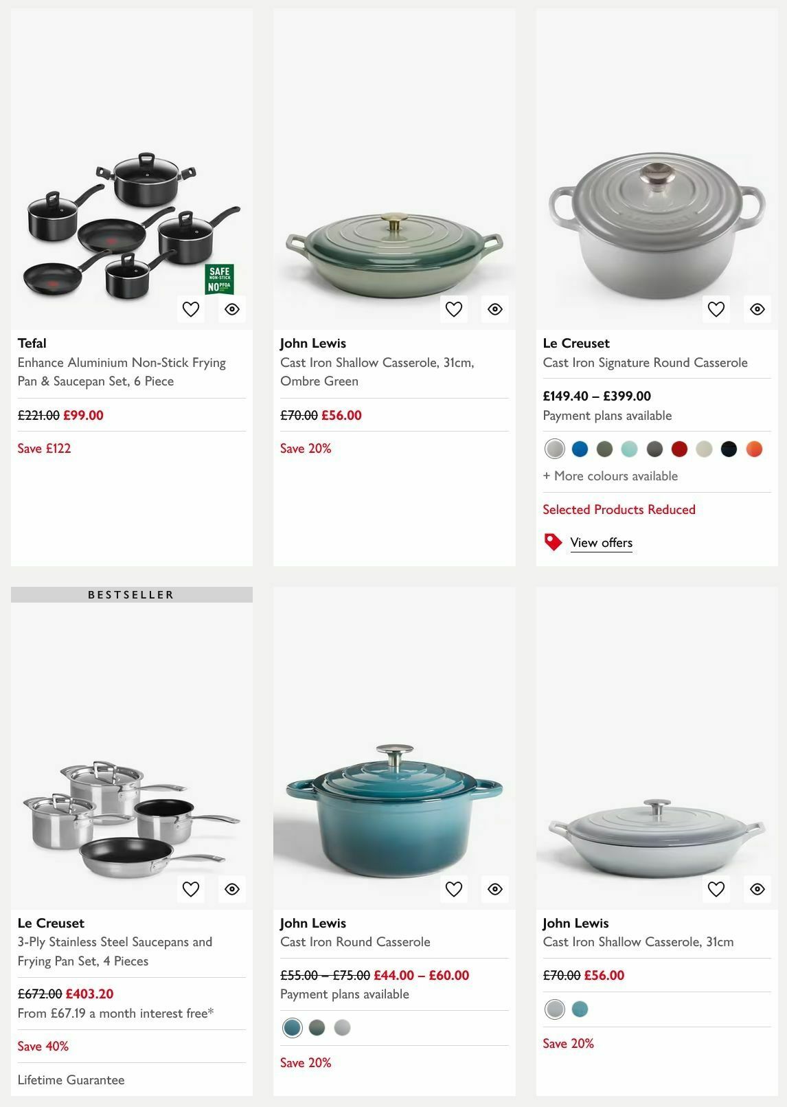 John Lewis Offers from 29 December