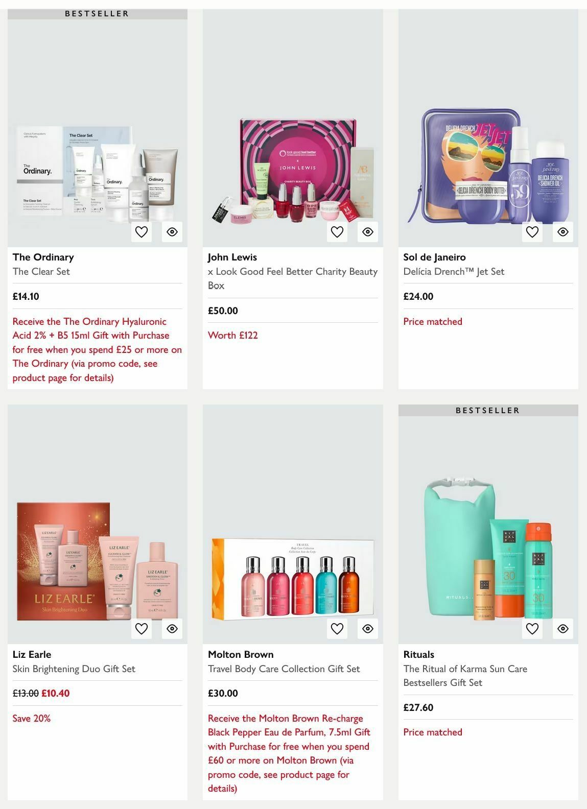 John Lewis Offers from 29 December