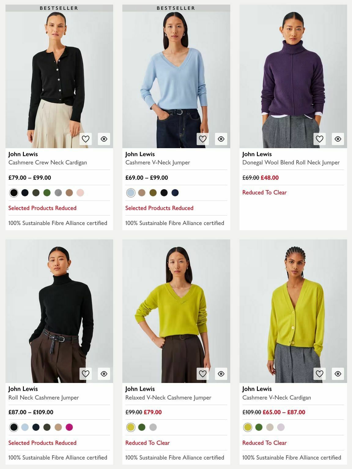 John Lewis Offers from 29 December