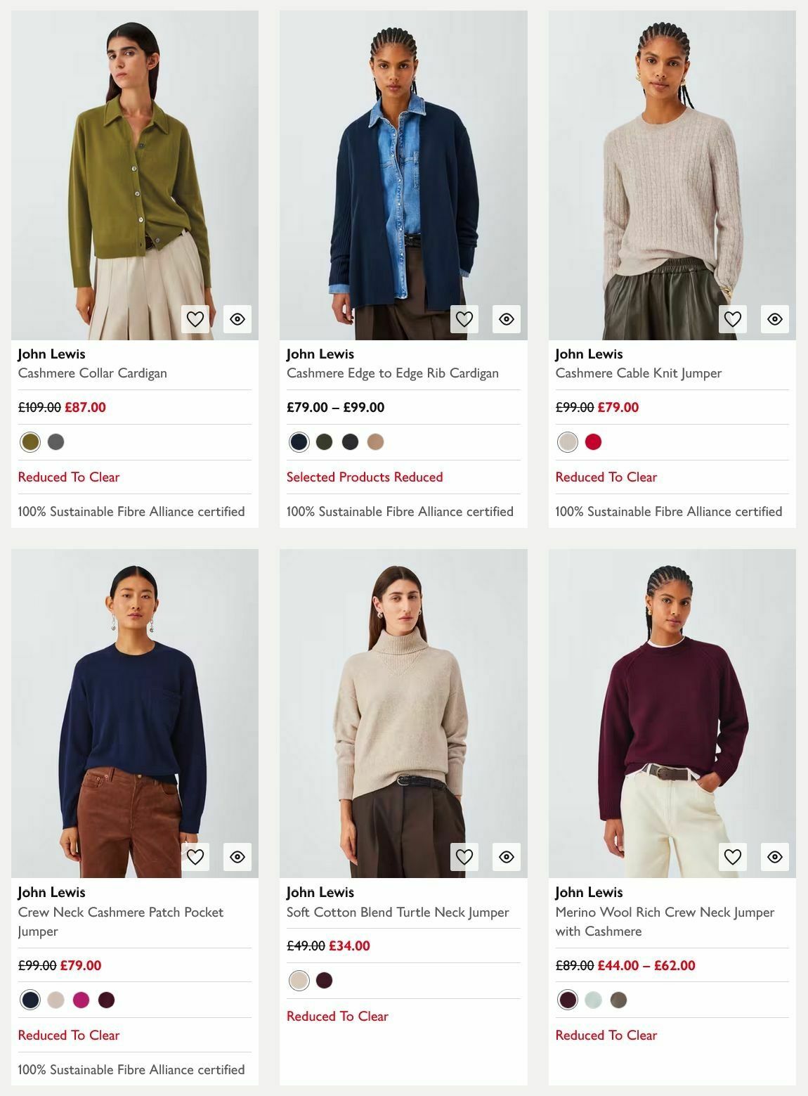 John Lewis Offers from 29 December