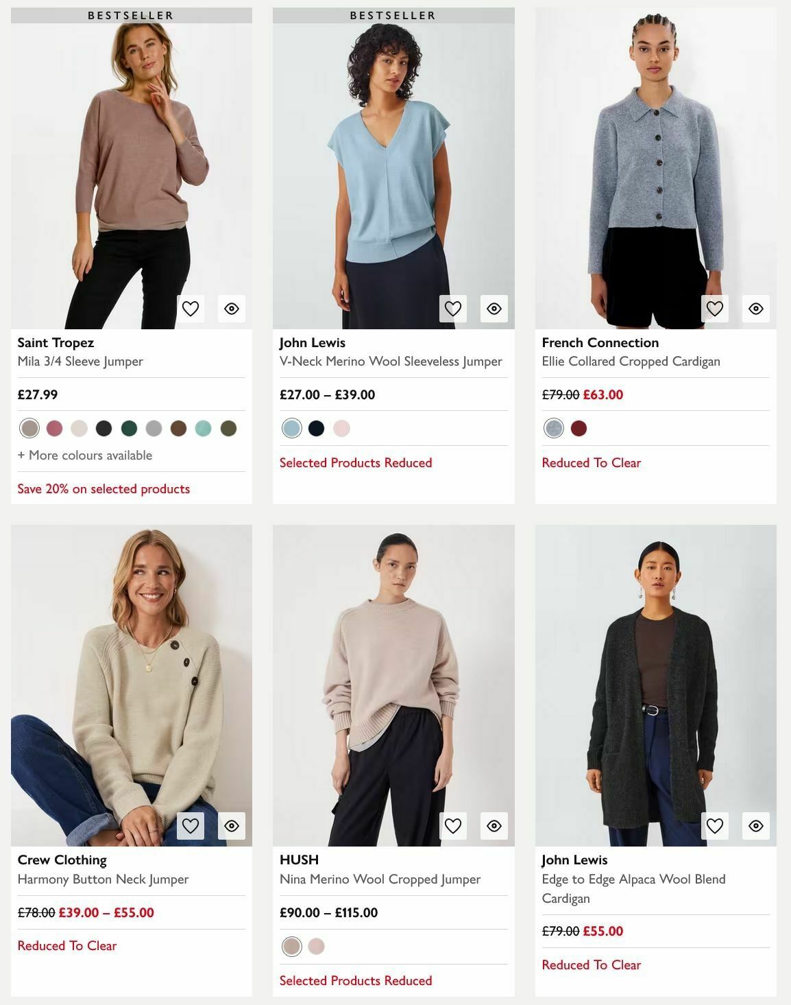 John Lewis Offers from 29 December