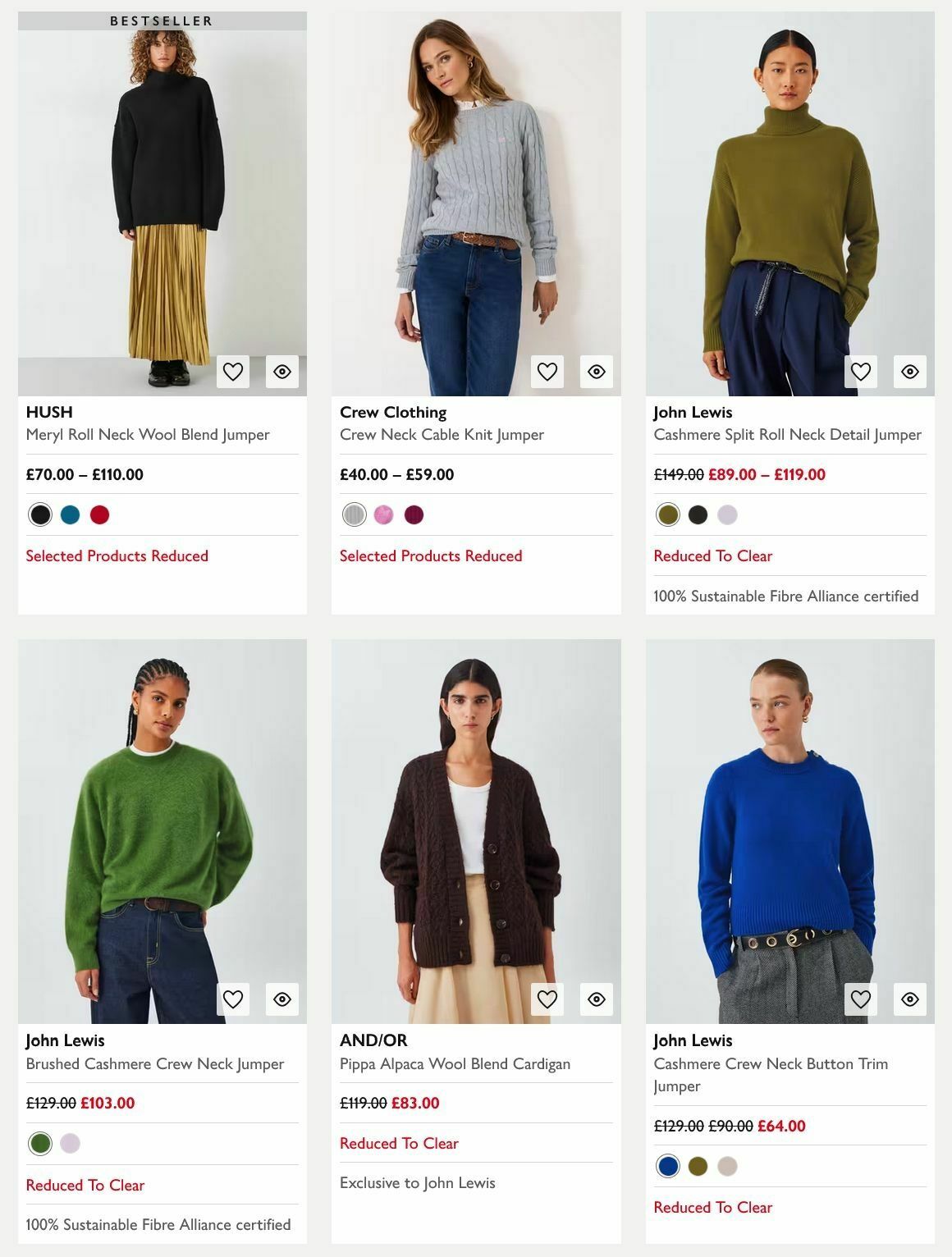 John Lewis Offers from 29 December