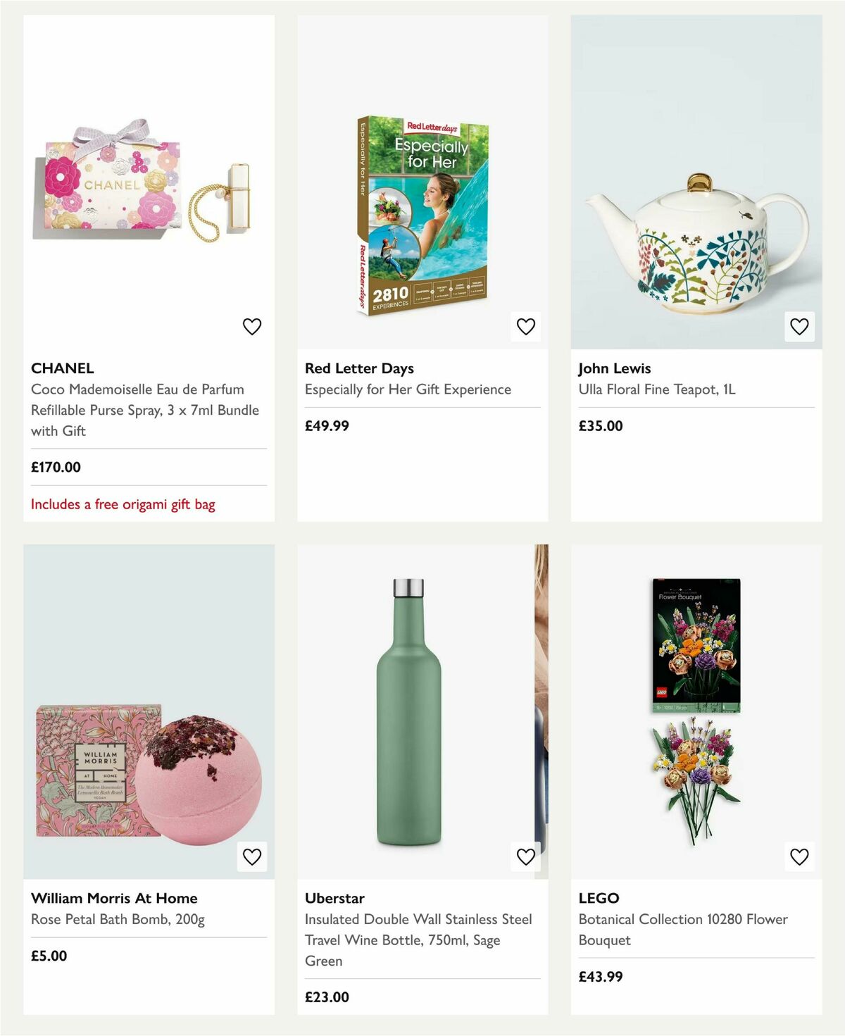 John Lewis Offers from 20 February