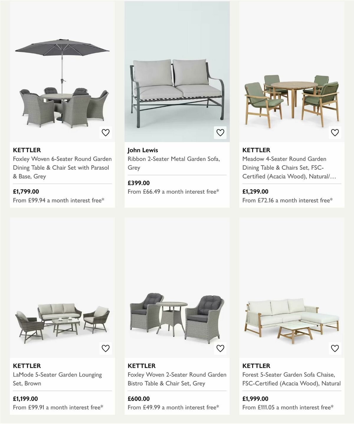 John Lewis Offers from 23 April