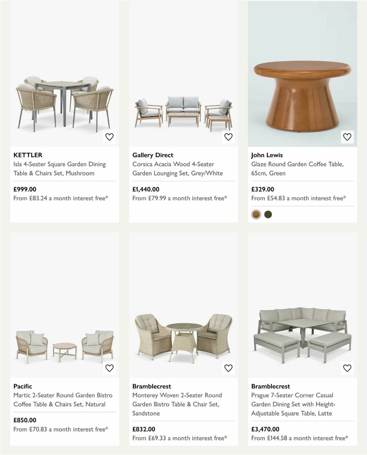 John Lewis Offers from 23 April