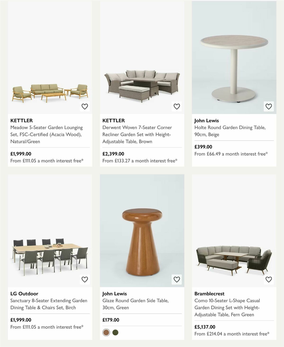 John Lewis Offers from 23 April