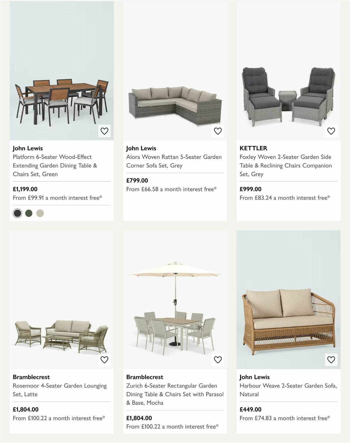 John Lewis Offers from 23 April