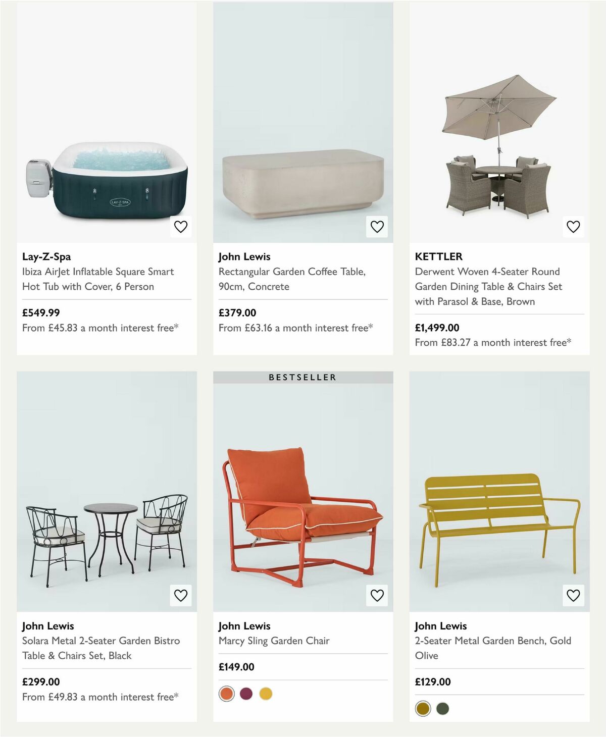 John Lewis Offers from 23 April