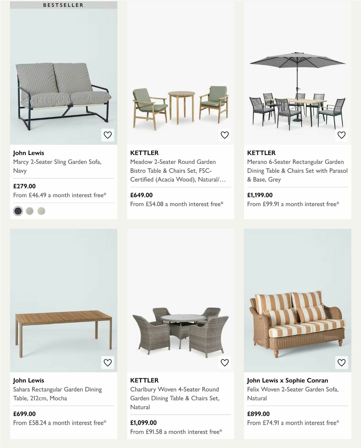 John Lewis Offers from 23 April