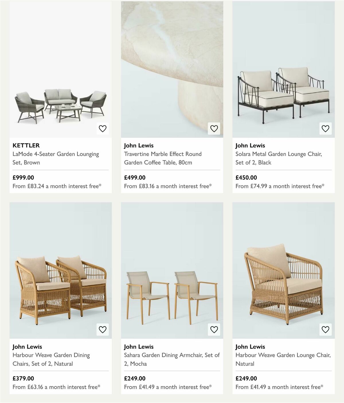 John Lewis Offers from 23 April