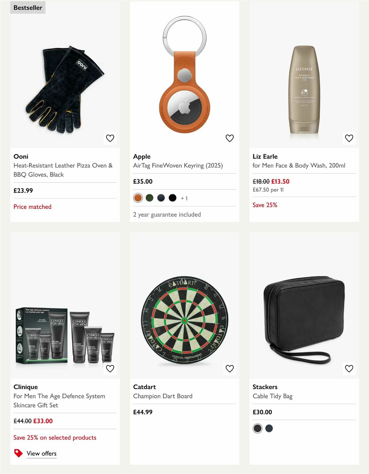 John Lewis Father's Day Offers from 29 May