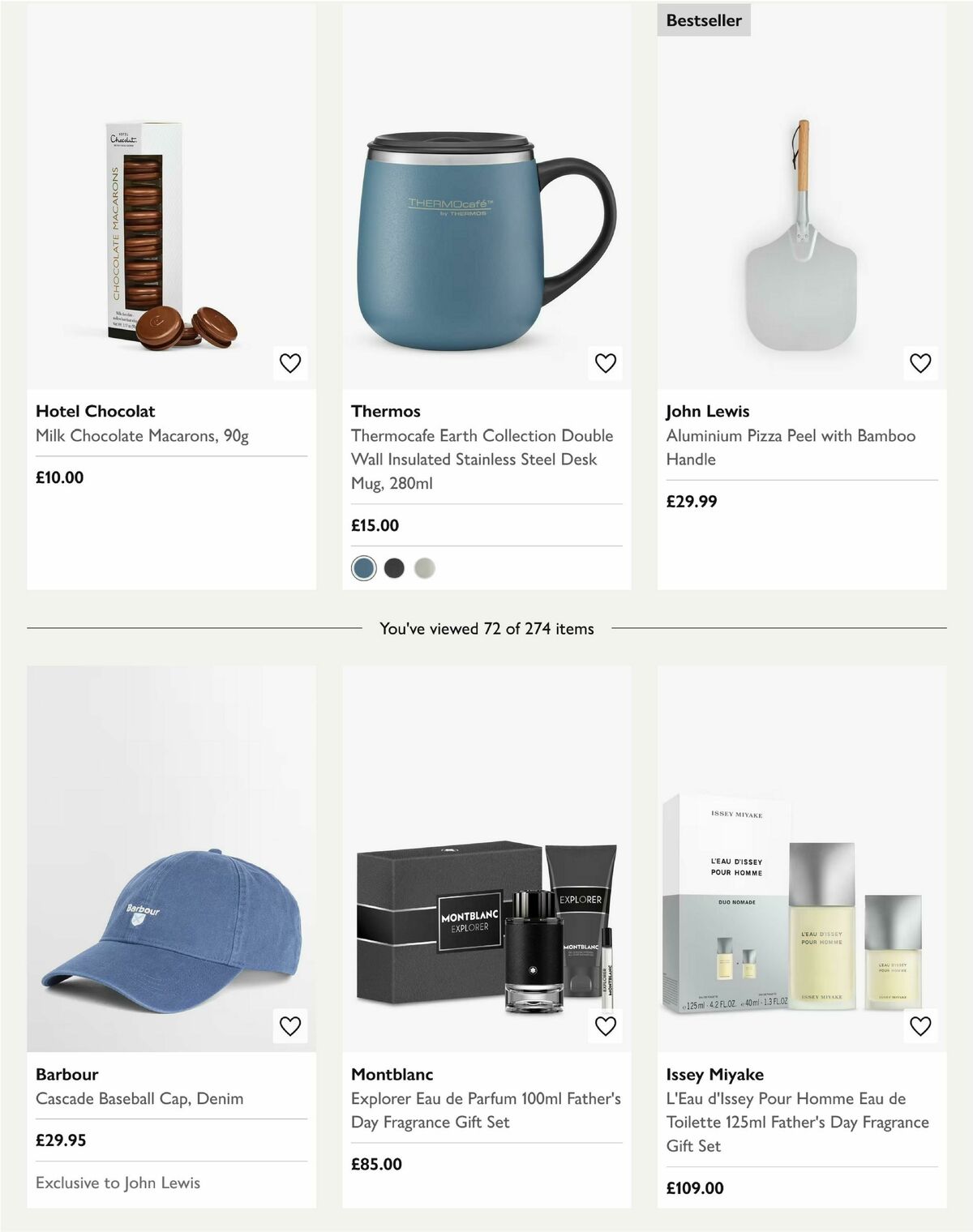 John Lewis Father's Day Offers from 29 May