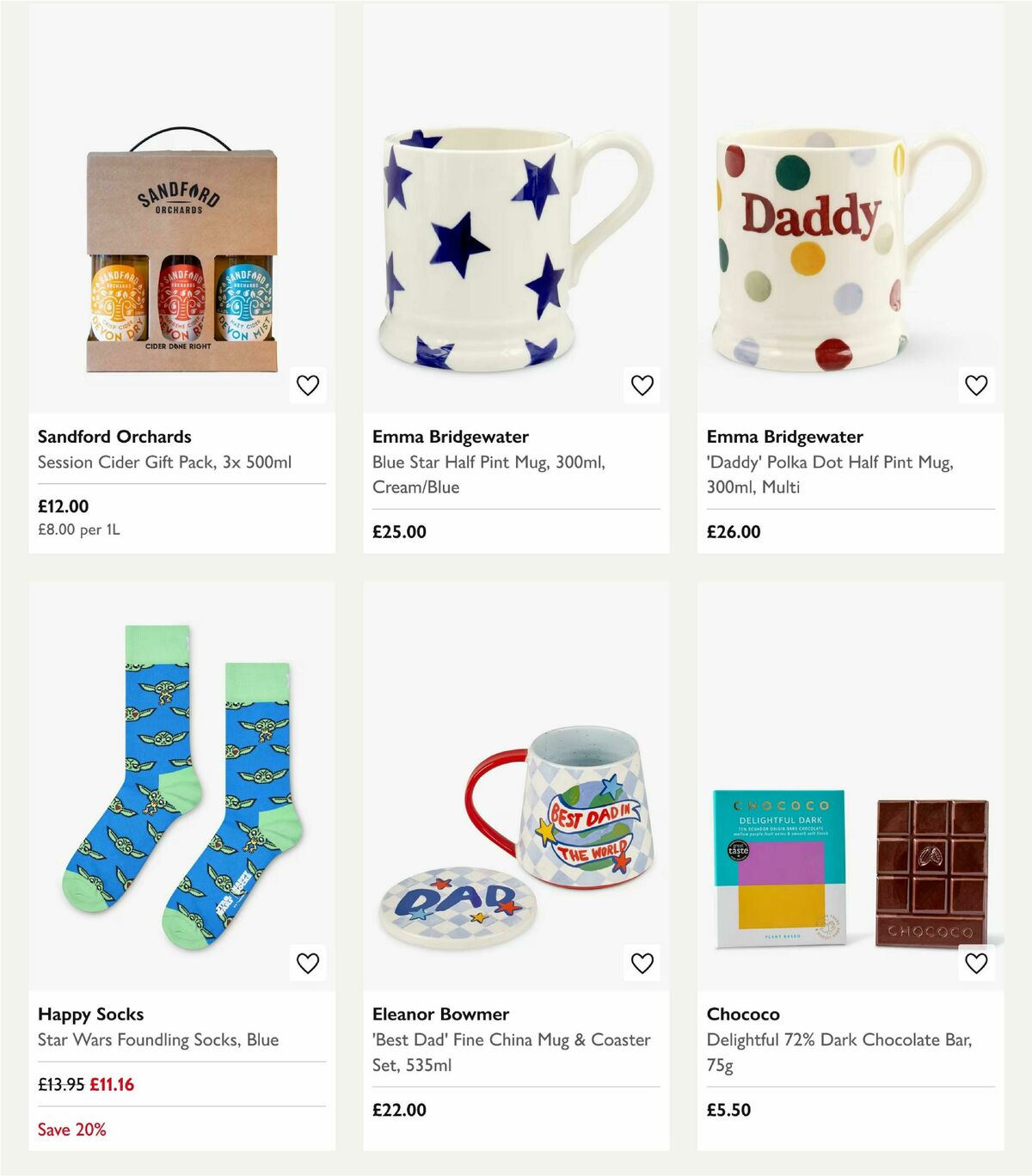 John Lewis Father's Day Offers from 29 May