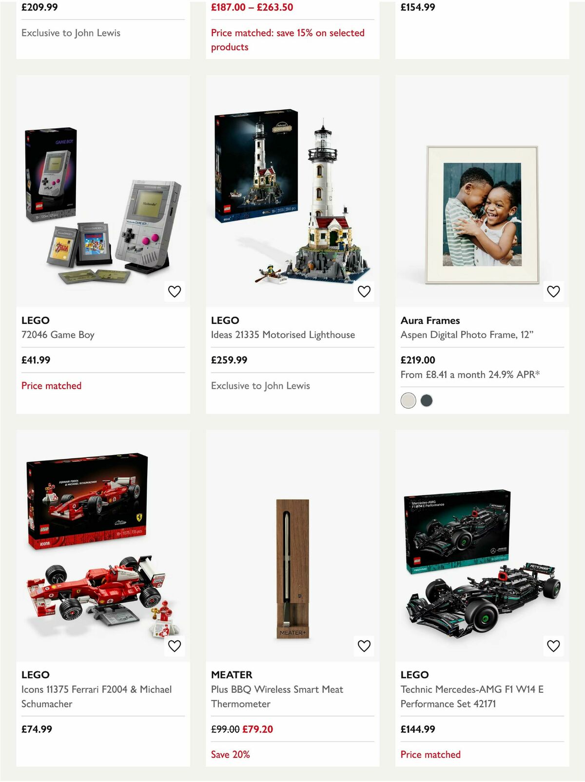 John Lewis Father's Day Offers from 29 May