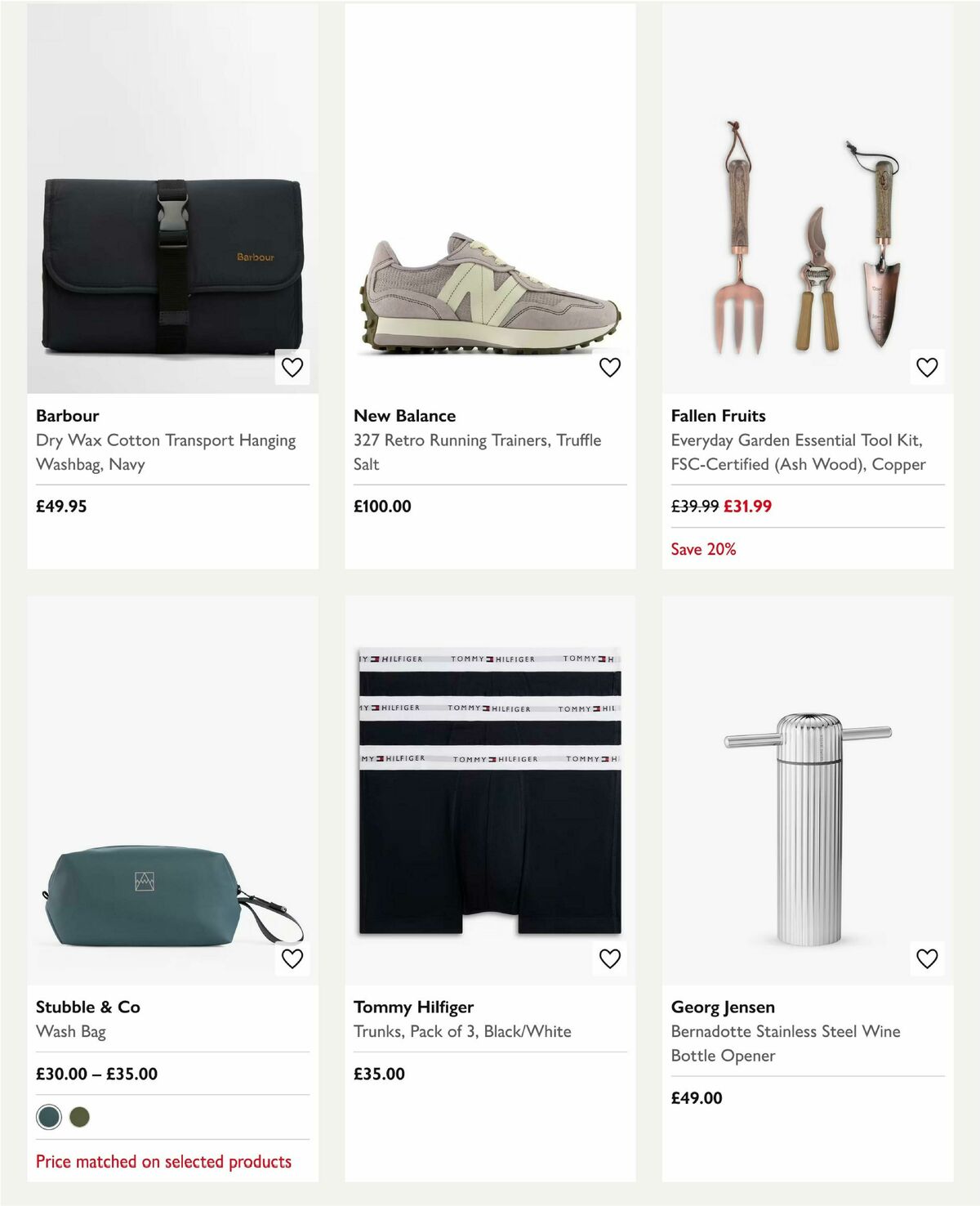 John Lewis Father's Day Offers from 29 May