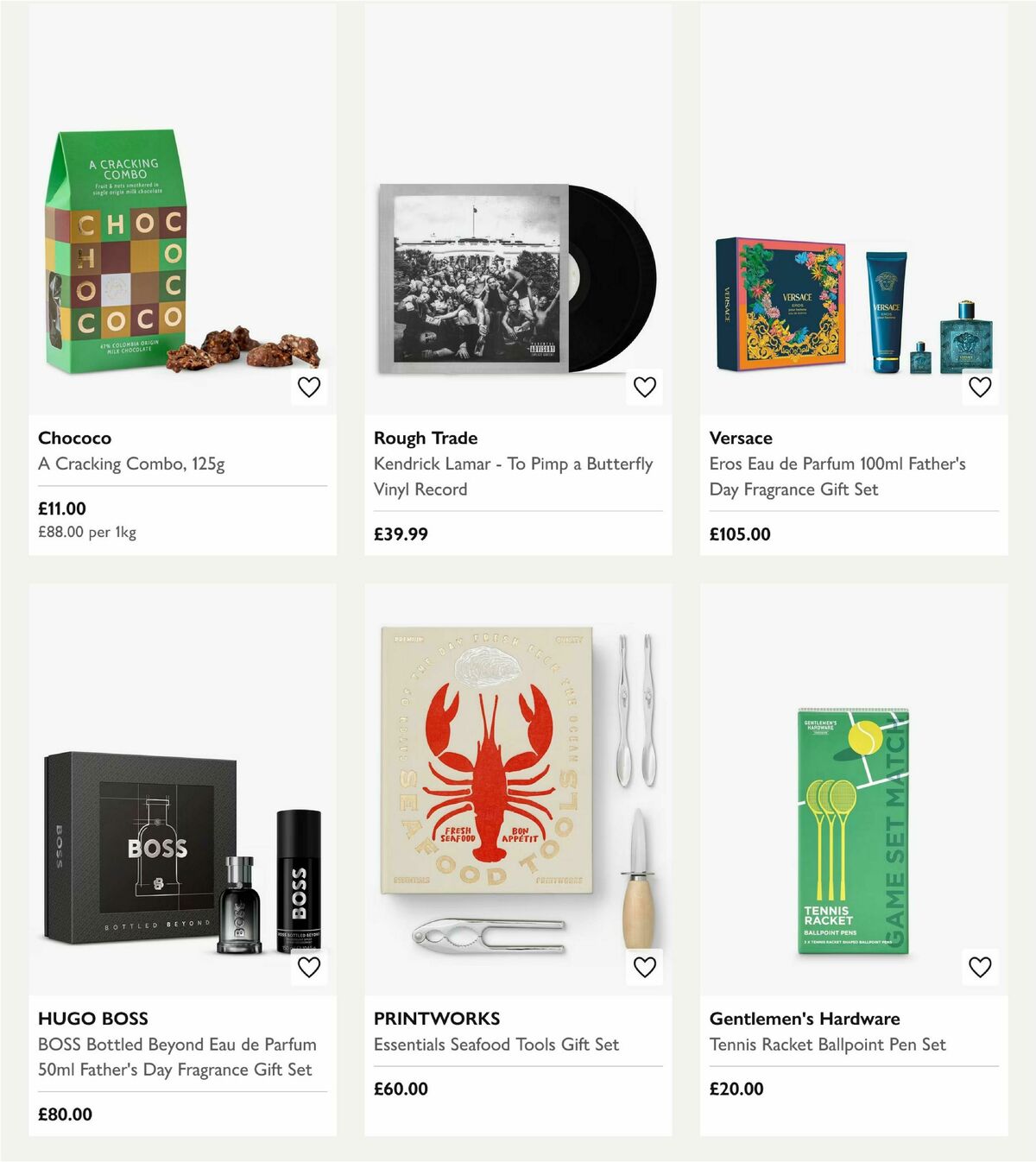 John Lewis Father's Day Offers from 29 May