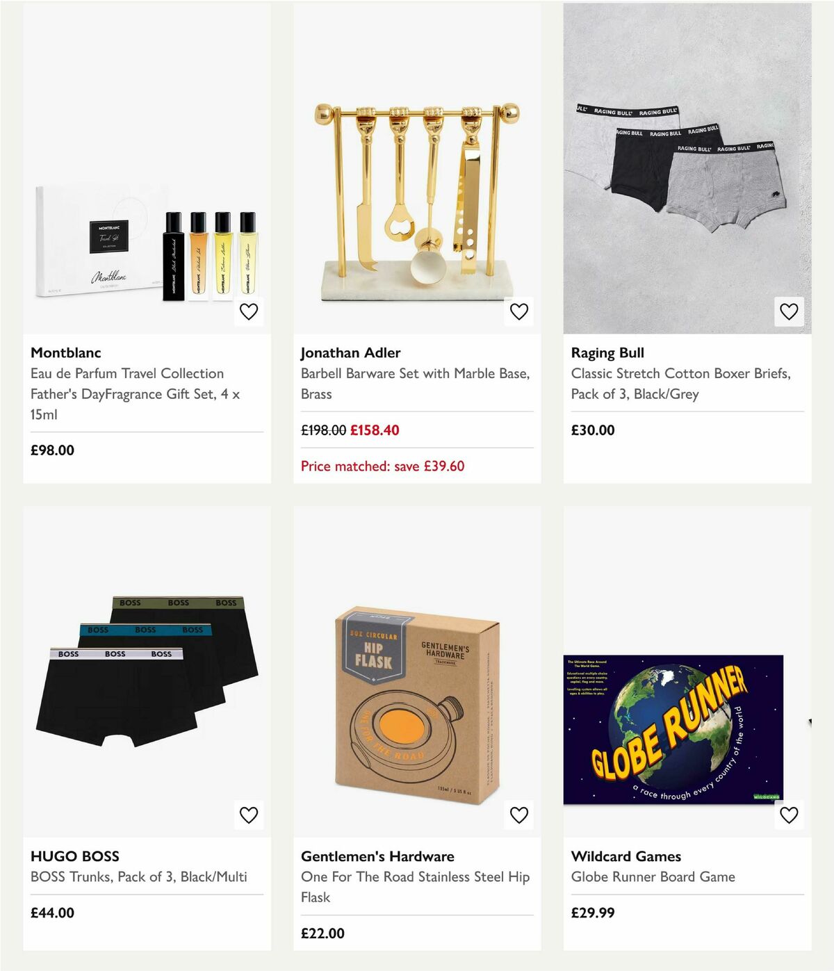 John Lewis Father's Day Offers from 29 May