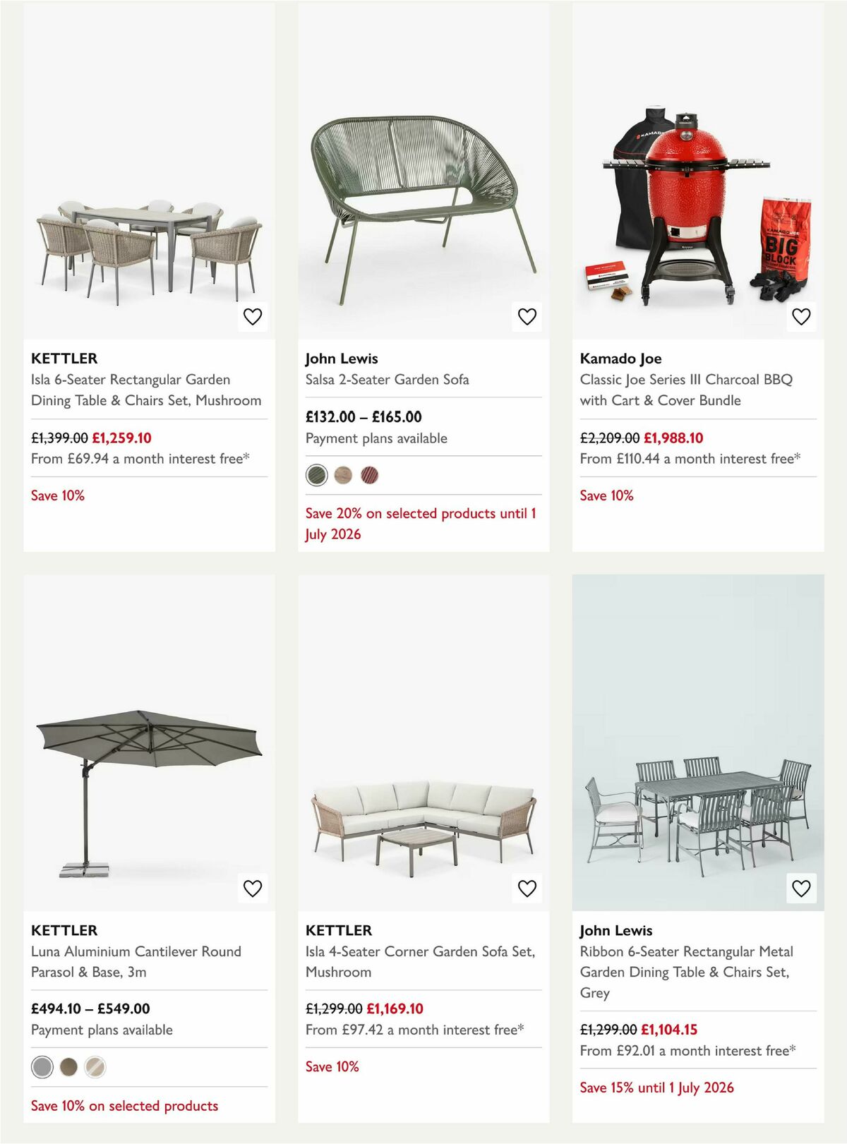 John Lewis Offers from 17 June