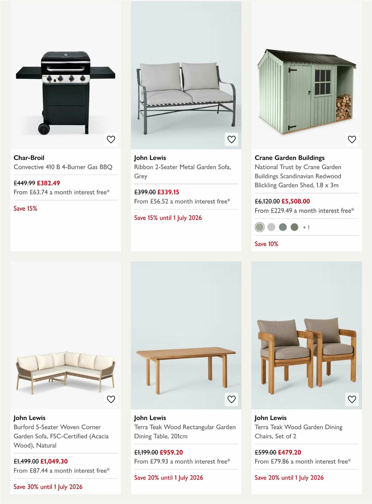 John Lewis Offers from 17 June