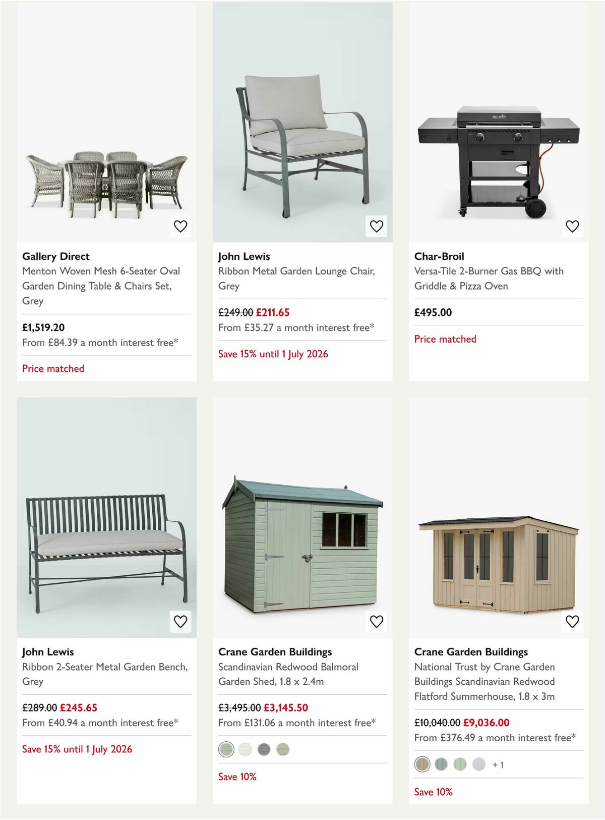 John Lewis Offers from 17 June