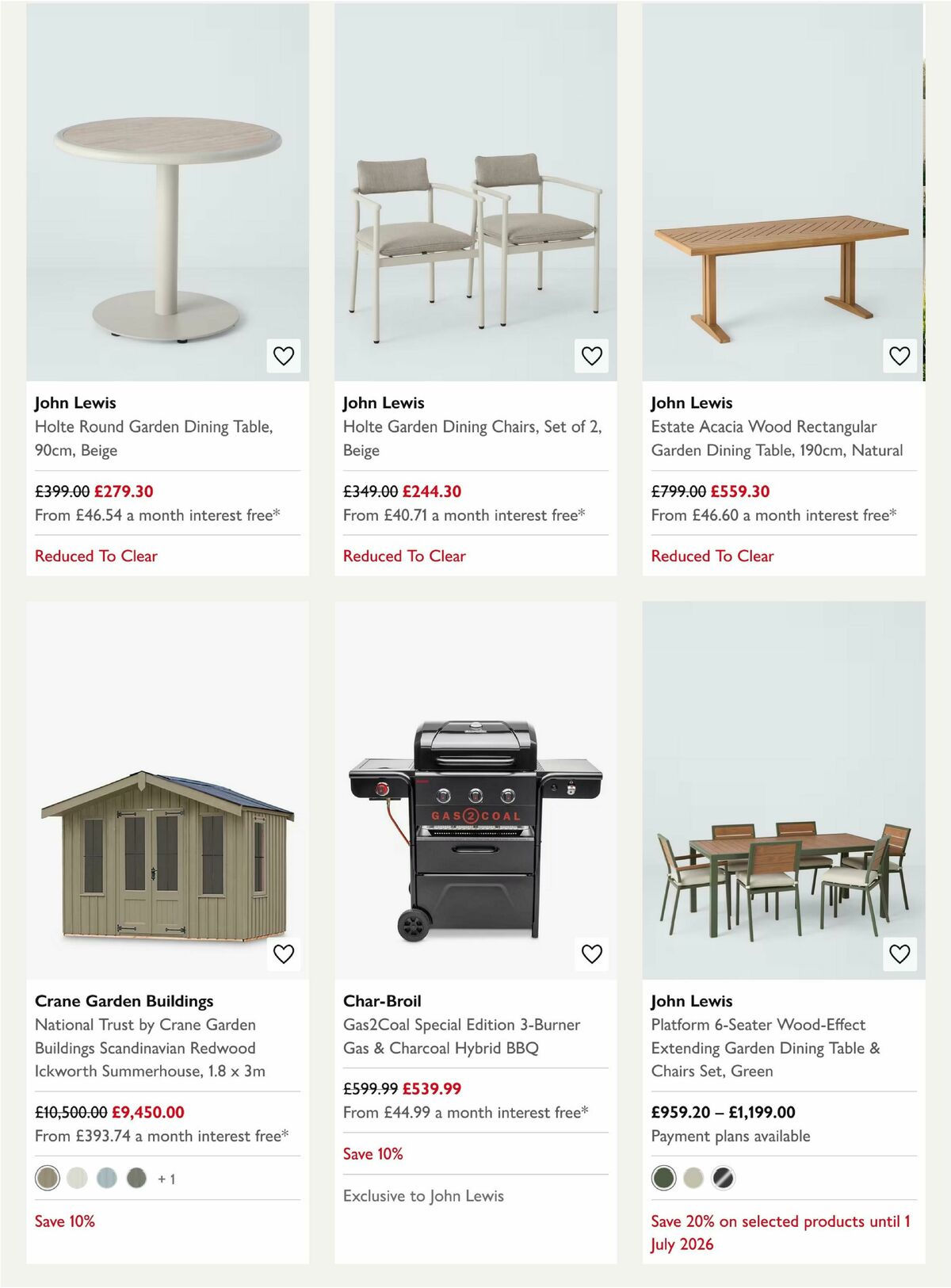 John Lewis Offers from 17 June
