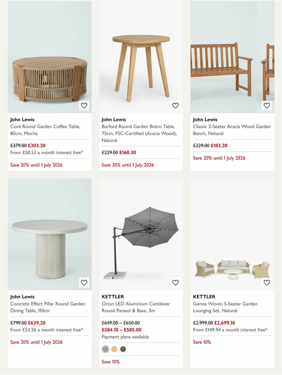 John Lewis Offers from 17 June
