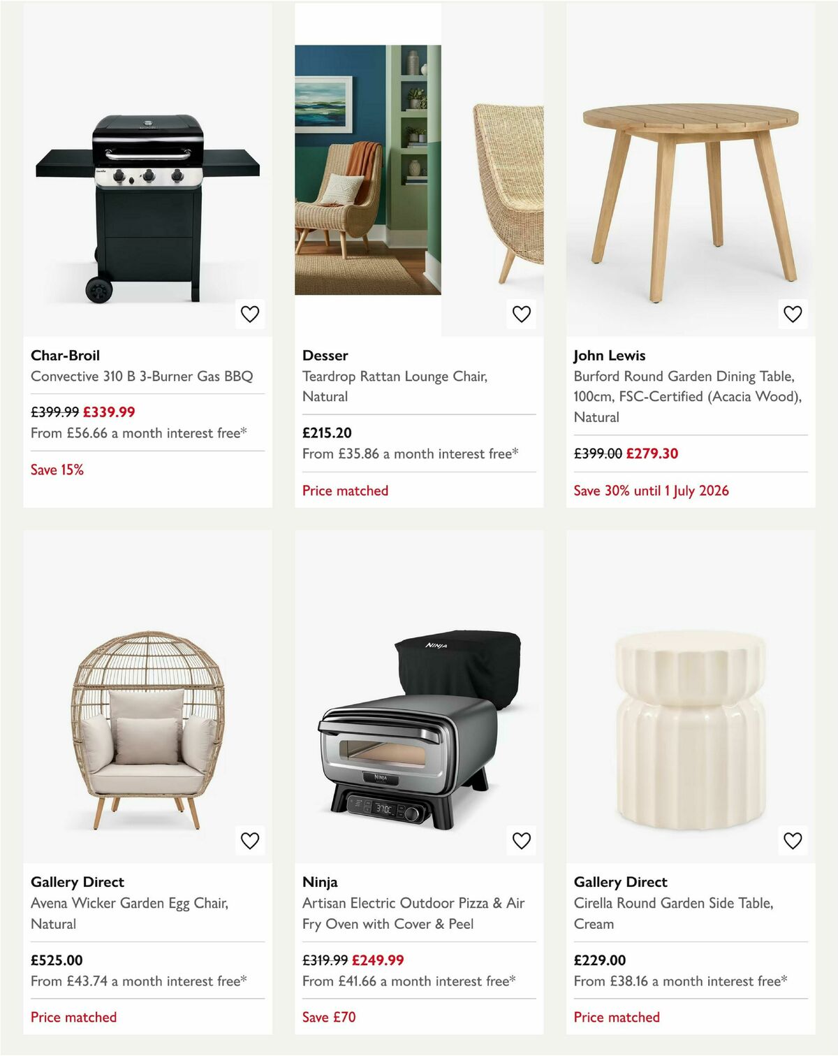 John Lewis Offers from 17 June