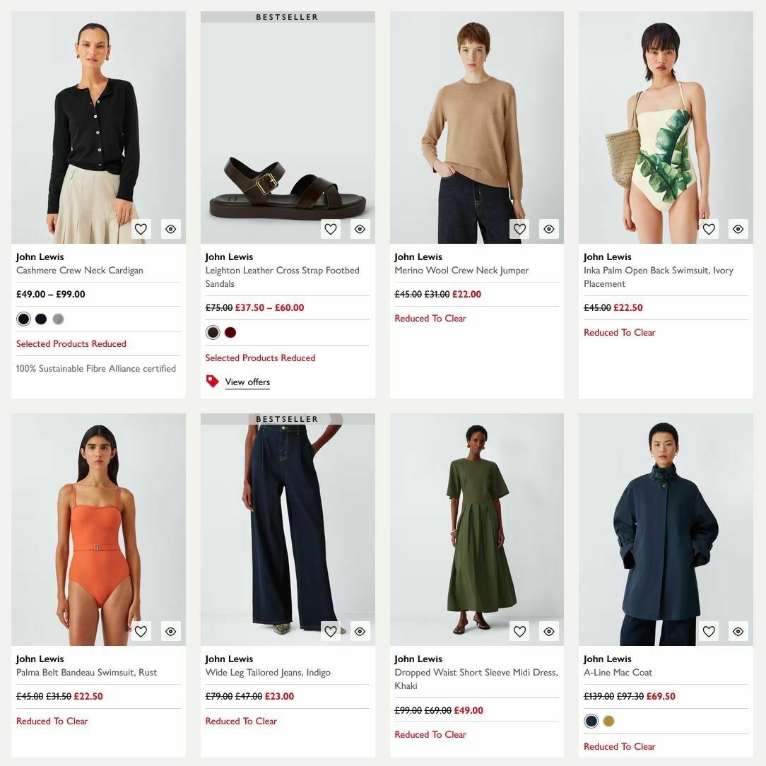 John Lewis Offers from 13 July